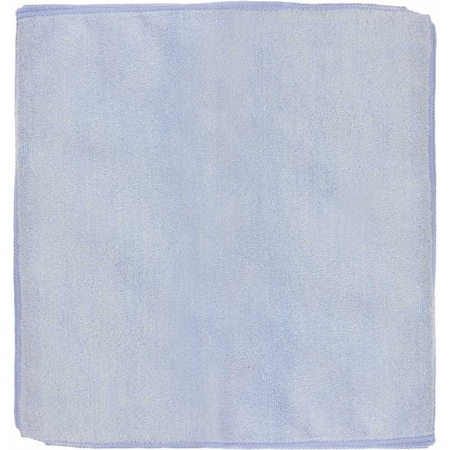 12 In. X 12 In. General Purpose Microfiber Cleaning Cloth, Blue
